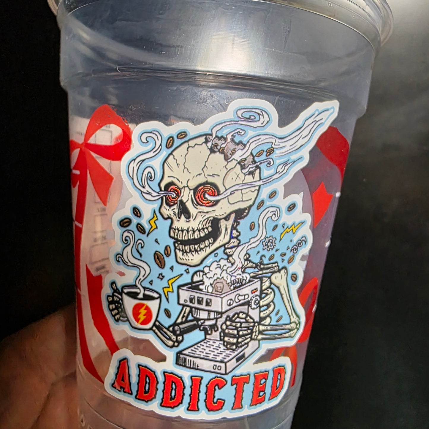 Caffeine Addiction Sticker